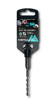 Бур по бетону SDS-plus 5х110/50 мм, напайка с центром, 2 спирали