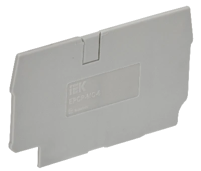 ARMAFIX Заглушка для колодки клеммной CP 10мм2 серая IEK