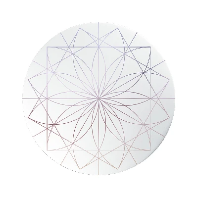 Светильник светодиодный ДБО-18w 6500К 1380м IP20 матовый рисунок с декоративным узором Астра