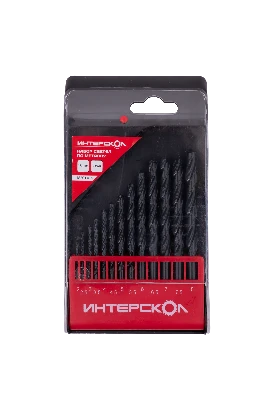 Набор сверел по металлу из быстрорежущей стали HSS-R 13 шт