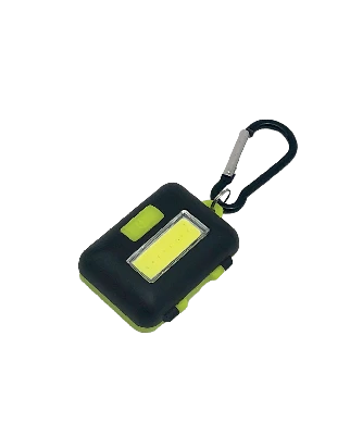 Фонарь брелок походный кемпинг 2Вт COBLED/3xAAA/корпус ABS-пластик/карабин,
