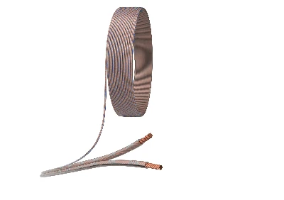 Акустический кабель 2х0,75 мм2 прозрачный, 100м A-75-S