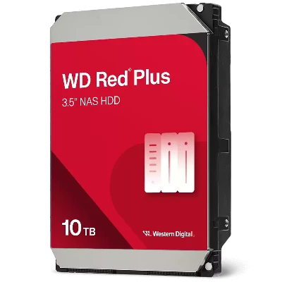 Жесткий диск 10TB Red Plus, 3.5'', SATAIII, 7200 об/мин, 512 МБ