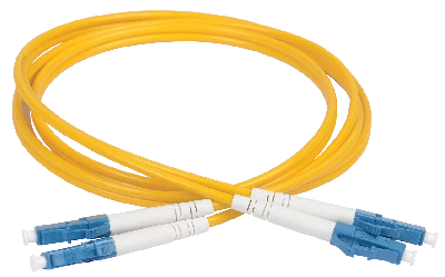 Патч-корд оптический соединительный (шнур коммутационный) для одномодового кабеля (SM) 9/125 (OS2) LC/UPC-LC/UPC двойного исполнения (Duplex) LSZH 1м