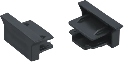 Заглушка пластиковая черная для шинопровода NLT-C-1L-AS2-BL-E