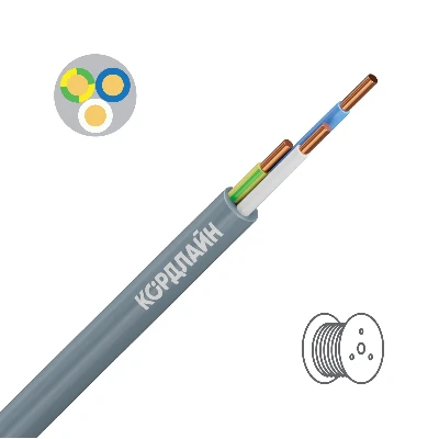 Кабель силовой ВВГнг(А)-LS 3x2,5ок(N,PE)-0,66 барабан ТРТС