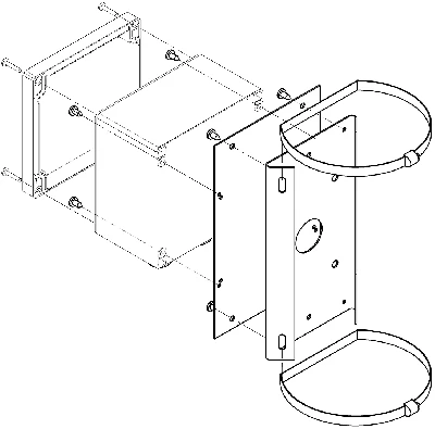 Видеокамера IP 3Мп в термокожухе (5-50мм)