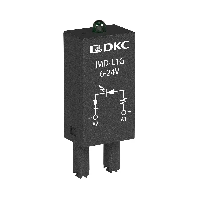 Модуль индикации и защиты, LED зелёный+Варистор (A1+), 240V AC/DC
