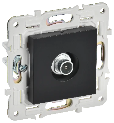 SKANDY Розетка TV оконечная SK-A12Bl черный IEK