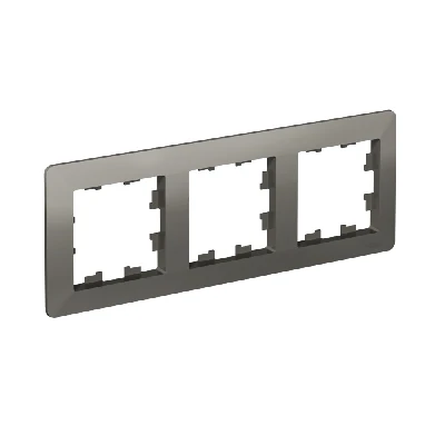 ATLASDESIGN AIR 3-постовая РАМКА, СТАЛЬ/дымчатый черный