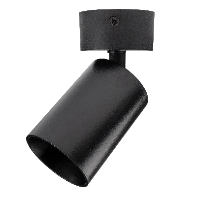 Светильник светодиодный ДПО GU10 без лампы круглый черный корпус