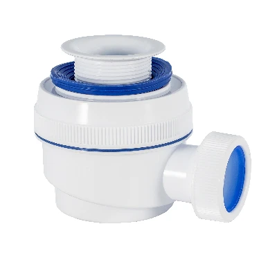 Сифон для душевого поддона с пластмассовым выпуском 1'1/2