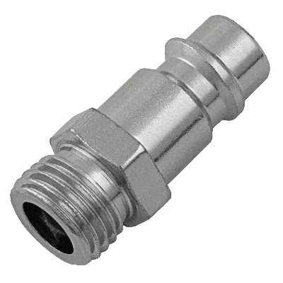 Ниппель универсальный быстросъемный (папа), внешняя резьба 1/4, 2 шт.