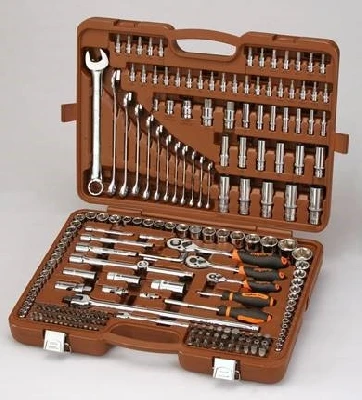 Набор инструмента универсальный 1/4, 3/8, 1/2 DR, 216 предметов