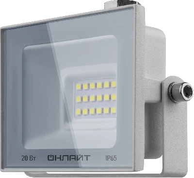 Прожектор светодиодный ДО-20w OFL-20-6K-WH-IP65-LED