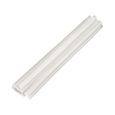 Стержни клеевые диаметр 7 мм, 200 мм, прозрачные (упак - 10 шт.)
