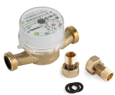 Счетчик универсальный 1/2' 110 мм с комплектом    присоединения с ОК СВКМ-15У