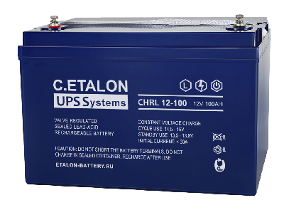 Аккумулятор C.ETALON CHRL 12В 100 А/ч