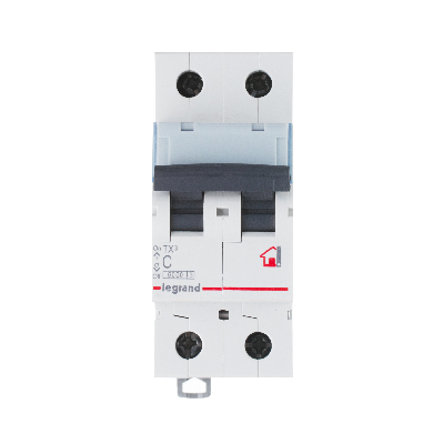 Выключатель автоматический двухполюсный 6А C TX3 6кА