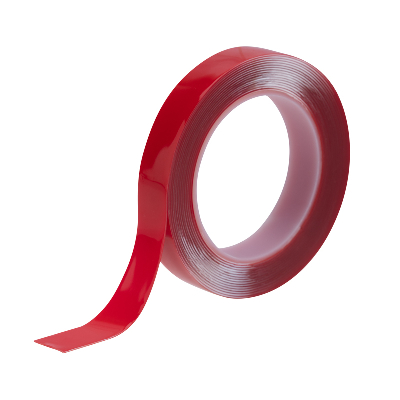 Двухсторонний скотч, прозрачный, на акриловой основе, 20 мм, ролик 5 м