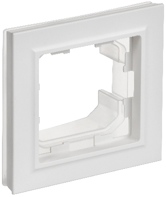 BRITE Рамка 1-местная IP44 РУ-1-БрАБ-44 арктический белый IEK