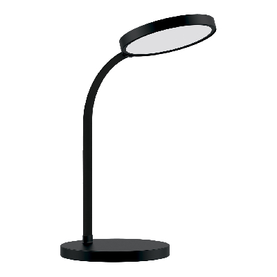 Светильник светодиодный настольный 8 Вт 500 лм 4000К AC 220 В Черный IP20 Пластик гибкая стойка сенсорное управление яркости освещения USB зарядка телефона Qplus