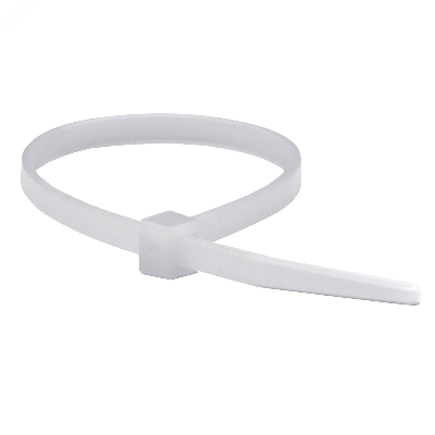 Хомут P6.6 стандартный, белый 4,5x160