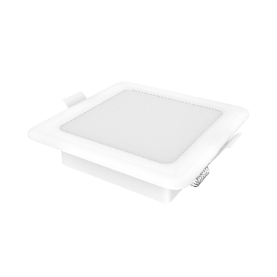 Светильник светодиодный ДВО 5.5 Вт 460 лм 4000К AC 220В IP20 квадрат 95х95х26мм монт разм 75х75мм Пластик Elementary Gauss