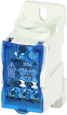Распределительный блок на DIN-рейку РБД-125А