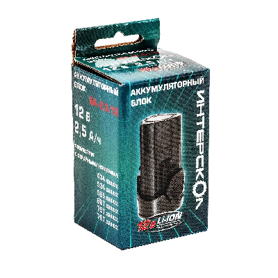 Аккумулятор БА-2,5/12 аккум. блок 2,5 Ач, 12В, Li-ion