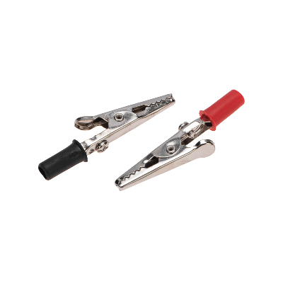 Зажим крокодил, длина 53 мм, ток 15A, 2 шт.,