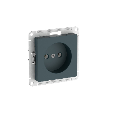 ATLASDESIGN РОЗЕТКА без заземления без шторок, 16А, быстрозажимные клеммы, ИЗУМРУД