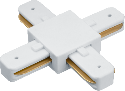 Коннектор Х-образный белый для шинопровода NLT-C-1L-AS2-WH-X