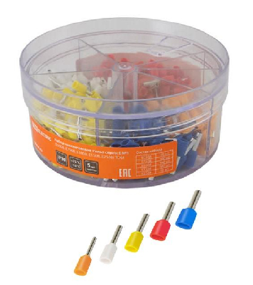 Набор наконечников-гильз серии Е №1 (Е0508 Е7508 Е1008 Е1508 Е2508) TDM