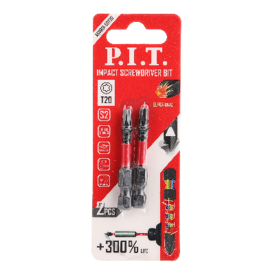 Биты ударные   T20x50 мм 2 шт в уп.