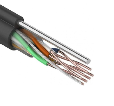 Витая пара U/UTP 4PR 24AWG CAT5e OUTDOOR + ТРОС*1