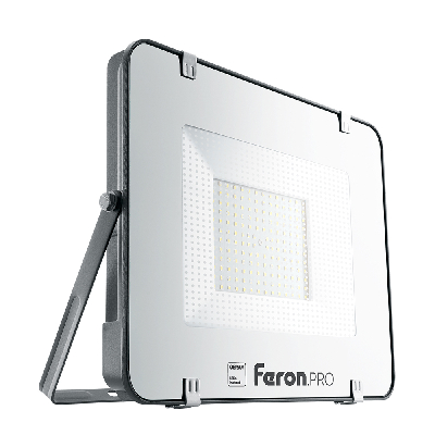 Прожектор светодиодный ДО-150w 6400К 15000Лм IP65 черный Feron.PRO