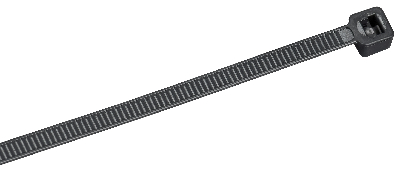 Хомут P6.6 съёмный чёрный 3,6х100мм IEK
