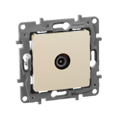 ETIKA Розетка телевизионная TV оконечная слоновая кость