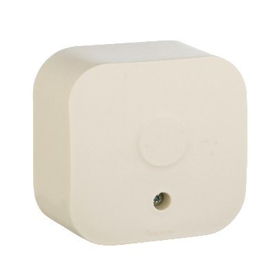 Вывод кабеля для открытой установки слоновая кость QUTEO