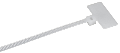 IEKХомут P6.6 маркерный белый 2.5х200мм 100шт/упакIEK