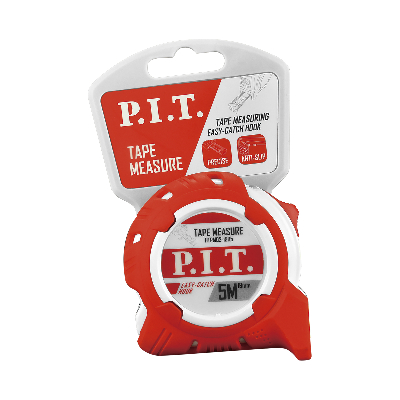 Рулетка с фиксатором   5 м x 19 мм, ABS TPR