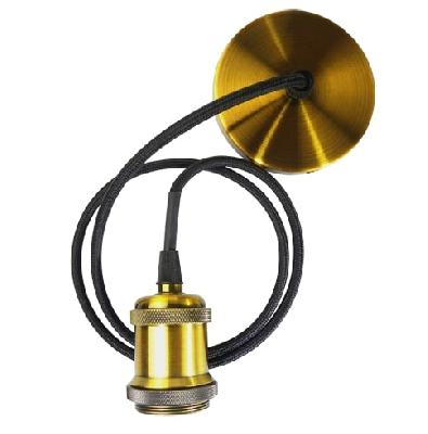 Патрон декоративный со шнуром PLC Ретро E27