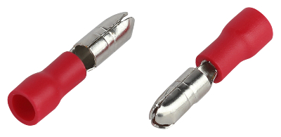 Разъем-штекер NO-225-133 РшИп 1.25-4 изолированный «вилка» (упаковка 50 штук)