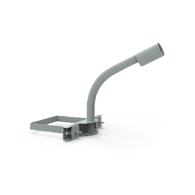 Кронштейн для уличных светильников на опору с 1-м хомутом 625х460х480 D60 мм