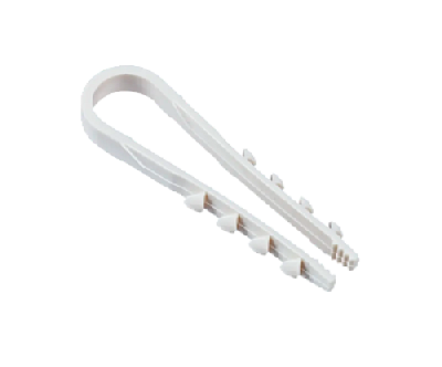 Дюбель-хомут для круглого кабеля белый 19-25 Jazzway (100 шт/уп)