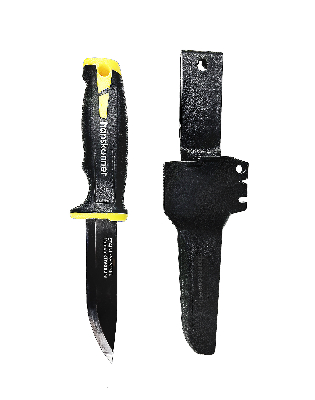 Нож универсальный 212мм с двойным точилом рукоятки с TPR чехол