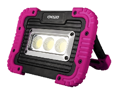 Фонарь прожектор WL1-L6W-mg (черно-рубин.) 4АА