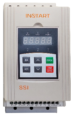 Устройство плавного пуска SSI-5.5/11-04 5.5кВт, 11А, 3Ф, 380В±15%, 50Гц/60Гц, IP20, без встроенного байпаса