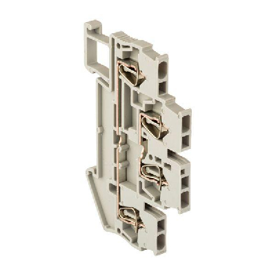 Колодка клеммная самозажимная двойная JXB-ST-1.5 17.5А серая PROxima